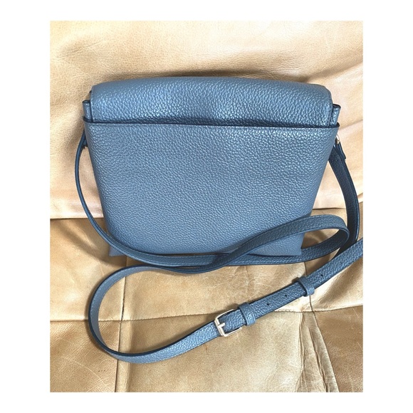 Pebbled leather shoulder bag / crossbody - Picture 2 of 6